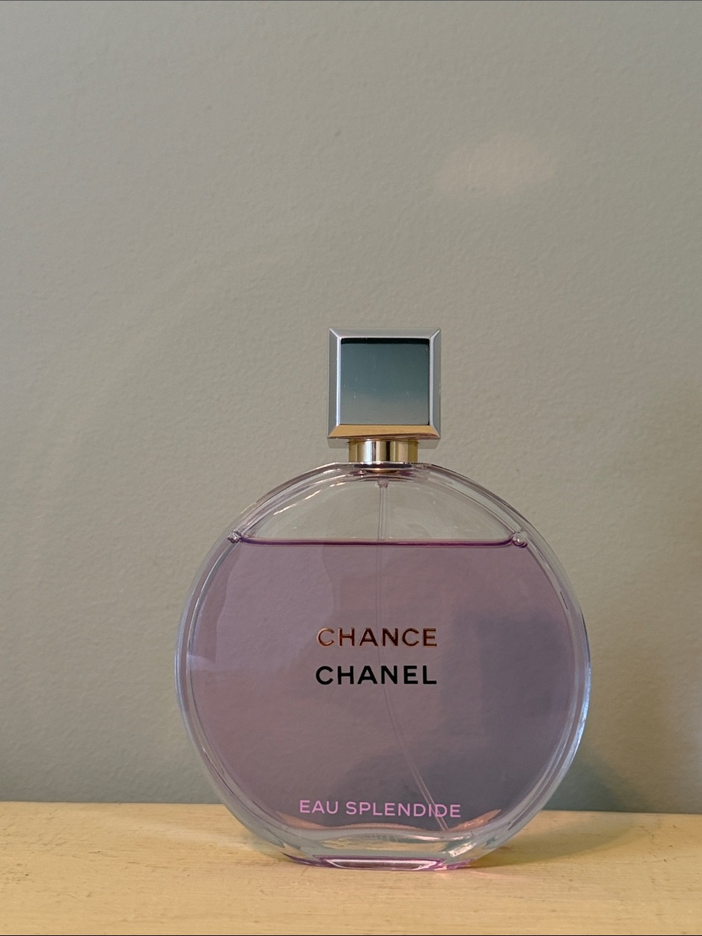 CHANEL 5OZ Chance Eau Splendide Light Purple Bottle